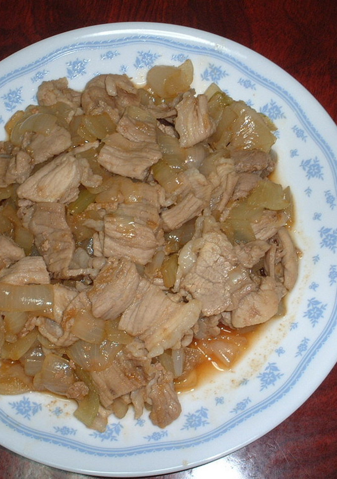 豚肉とたまねぎの甘辛煮-レシピのメイン写真