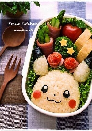 ポケモン♪ピカチュウ＊キャラ弁-レシピのメイン写真