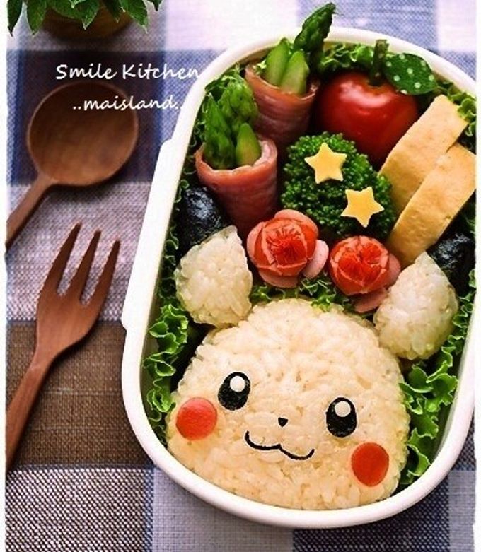 ポケモン♪ピカチュウ＊キャラ弁-レシピのメイン写真