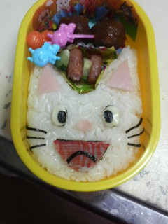 ノンタン キャラ弁-レシピのメイン写真
