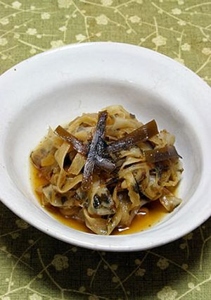 自家製切り干し大根と茶葉の煮物-レシピのメイン写真