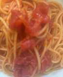 トマト缶だけで簡単美味しい😋パスタ
