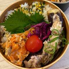 A picture of 簡単レンチン♡お茄子の豚肉ハサミ蒸し.