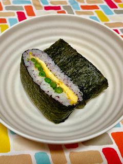 超簡単☆ゆかりとたまごのおにぎらず♪♪-レシピのメイン写真