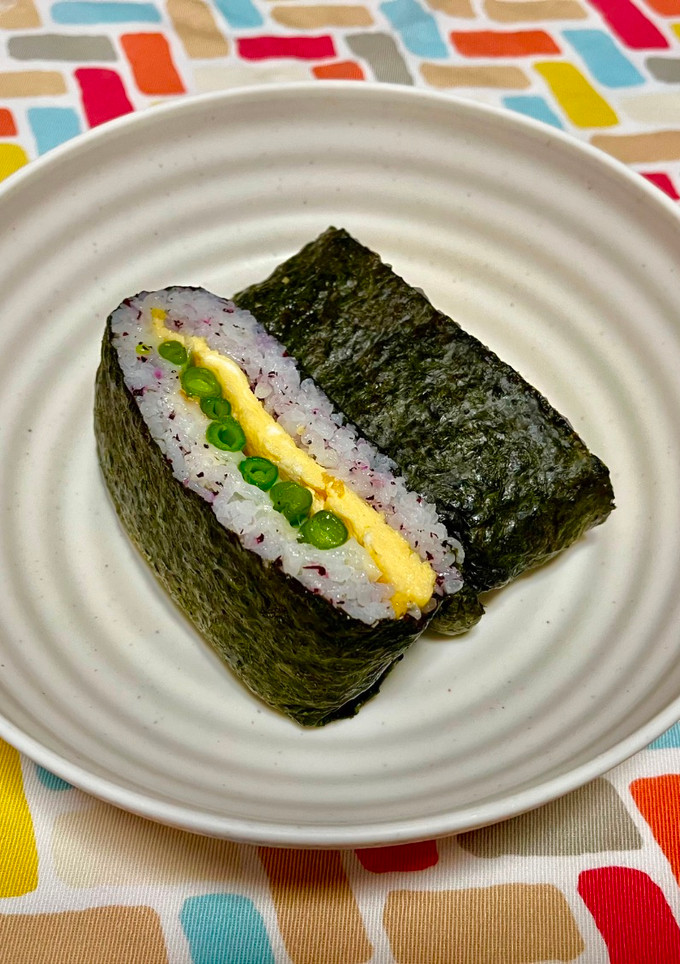 超簡単☆ゆかりとたまごのおにぎらず♪♪-レシピのメイン写真