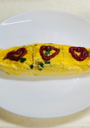 レンジで豆腐オムレツ-レシピのメイン写真