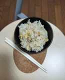 油揚げとコーンで✻*˸ꕤ*炊き込みご飯
