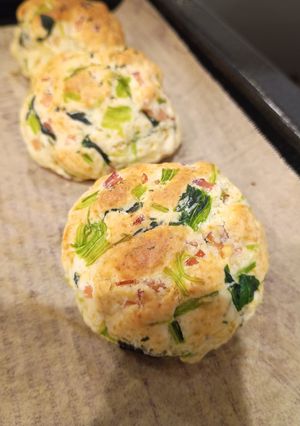 ほうれん草とハムの丸パン-レシピのメイン写真