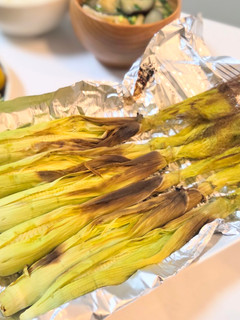 皮付きヤングコーンのグリル焼き-レシピのメイン写真