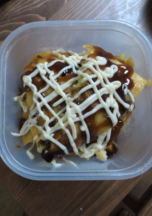 生しらすとキャベツの出汁入りお好み焼き-レシピのメイン写真