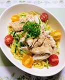 夏!ささみのバンバンジー冷やし麺簡単タレ