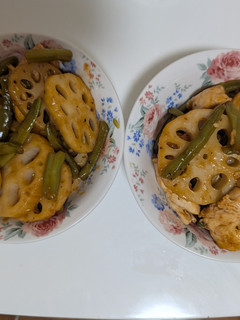 ささみと蓮根といんげんのヤンニョム酒蒸し-レシピのメイン写真