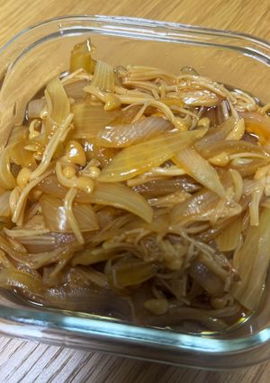 🌟えのきと玉ねぎの甘辛すき焼き風-レシピのメイン写真