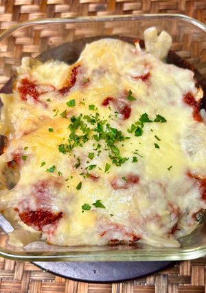コンビーフと残り野菜のチーズ焼き-レシピのメイン写真