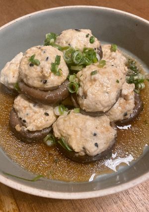 簡単！鶏ミンチと生椎茸の煮物☆-レシピのメイン写真