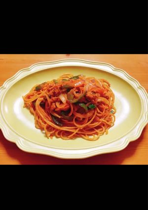 残りのハンバーグソースdeパスタ-レシピのメイン写真