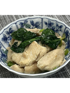 小松菜と鶏むね肉の塩麹炒め★動画あり★-レシピのメイン写真
