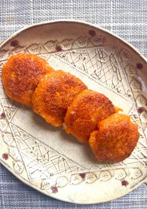 ニンジン餅　海老入りもちもち-レシピのメイン写真