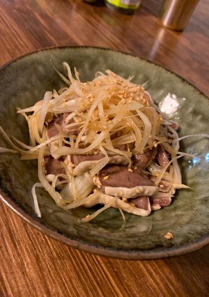簡単おつまみ☆冷製ゴマねぎ豚タン-レシピのメイン写真