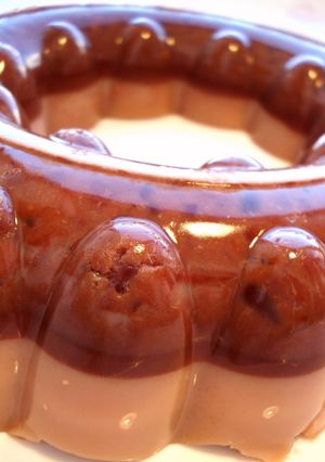 生クリーム不要☆あずきチョコババロア-レシピのメイン写真