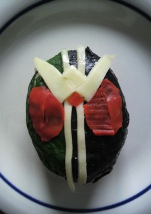 ☆キャラ弁☆　仮面ライダー　ダブル-レシピのメイン写真