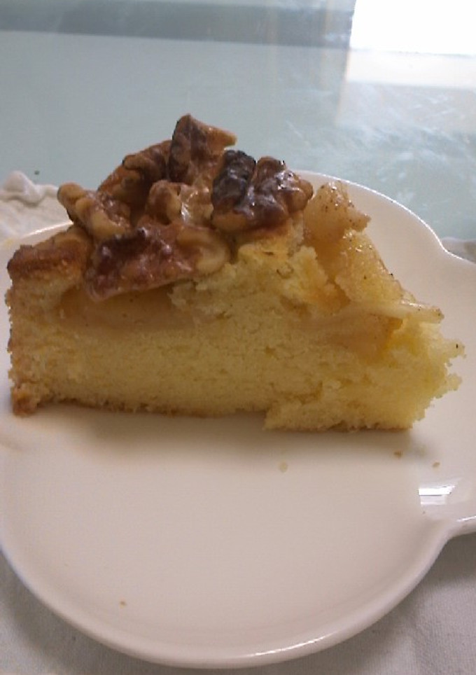りんごとクルミのしっとりケーキ-レシピのメイン写真
