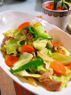 ごはんが進む!とんとろの野菜炒め✤-レシピのメイン写真