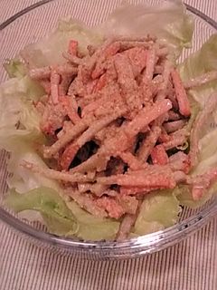 しゃきしゃきごぼうサラダ-レシピのメイン写真