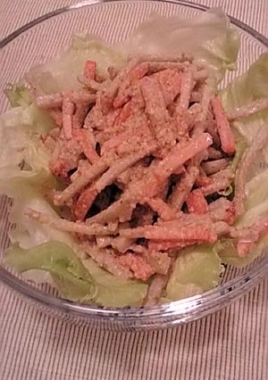 しゃきしゃきごぼうサラダ-レシピのメイン写真