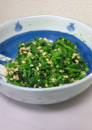 栄養たっぷり☆ほうれん草の納豆和え-レシピのメイン写真
