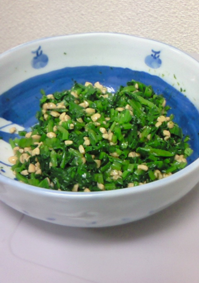 栄養たっぷり☆ほうれん草の納豆和え-レシピのメイン写真