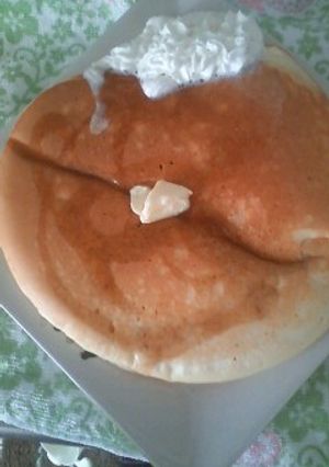 ミックスなし!美味しいホットケーキ-レシピのメイン写真