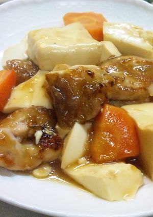 鶏もも肉と豆腐のとろ~りウマウマ煮-レシピのメイン写真