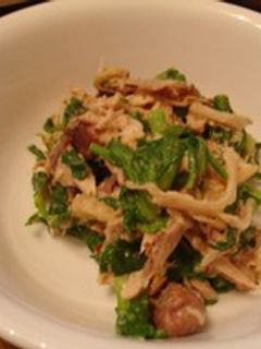 鶏肉と春菊-レシピのメイン写真