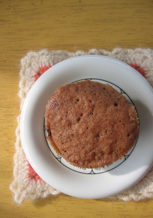 しっとり♪レンジで簡単蒸しチョコケーキ♪-レシピのメイン写真