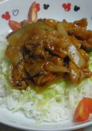 早い！安い！うまい！ポークチャップ丼～♪-レシピのメイン写真