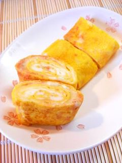 ✿鮭フレークとチーズの卵焼き✿-レシピのメイン写真