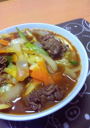 冷蔵庫の残り物で簡単カレーうどん-レシピのメイン写真