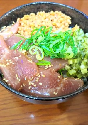 山形のだしとマグロのネバポキ丼-レシピのメイン写真