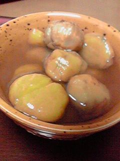 栗の甘露煮(覚書)-レシピのメイン写真