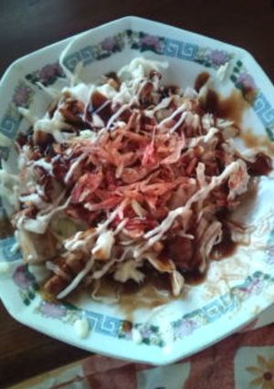 千切りｷｬﾍﾞﾂのお好み焼き風-レシピのメイン写真