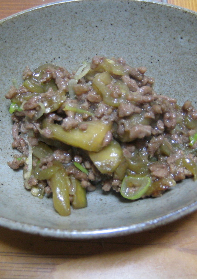 なすとひき肉の甘辛炒め-レシピのメイン写真
