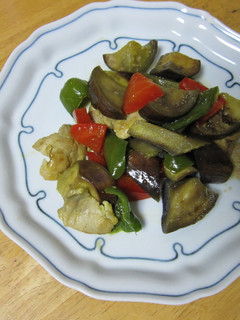 茄子のカレー風味炒め物-レシピのメイン写真