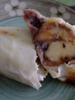 バナナとあんこで焼き春巻き-レシピのメイン写真