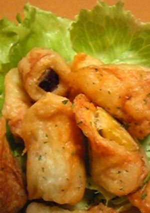 さつまいも in ちくわ☆マヨチーズ揚げ-レシピのメイン写真