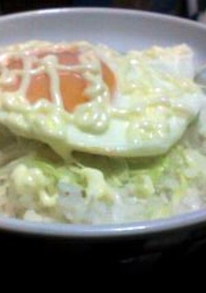 まかないキャベツ丼☆目玉焼きVer.-レシピのメイン写真