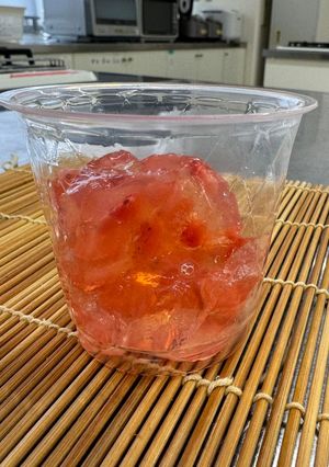 【つどいごはん】いちご寒天-レシピのメイン写真