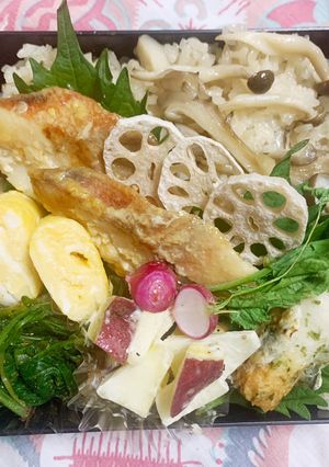 11/26ﾖｯﾁｬﾝ☆秋の🍄きのこ弁当-レシピのメイン写真