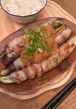 なすの肉巻きおろしだれ-レシピのメイン写真