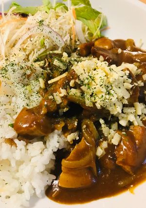 生成カレー粉ルー＆レトルト●ポークチーズカレー-レシピのメイン写真